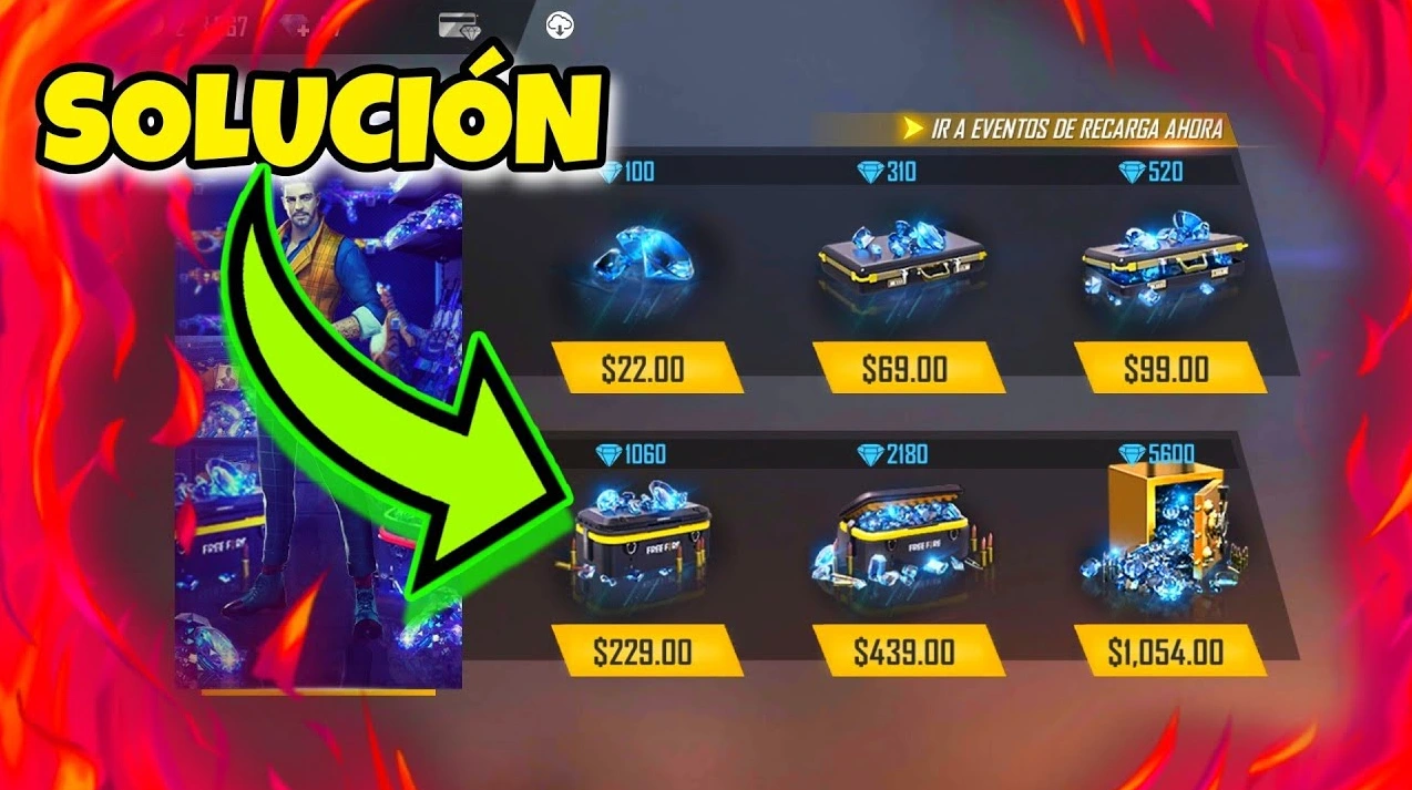 Errores comunes al comprar diamantes en Free Fire